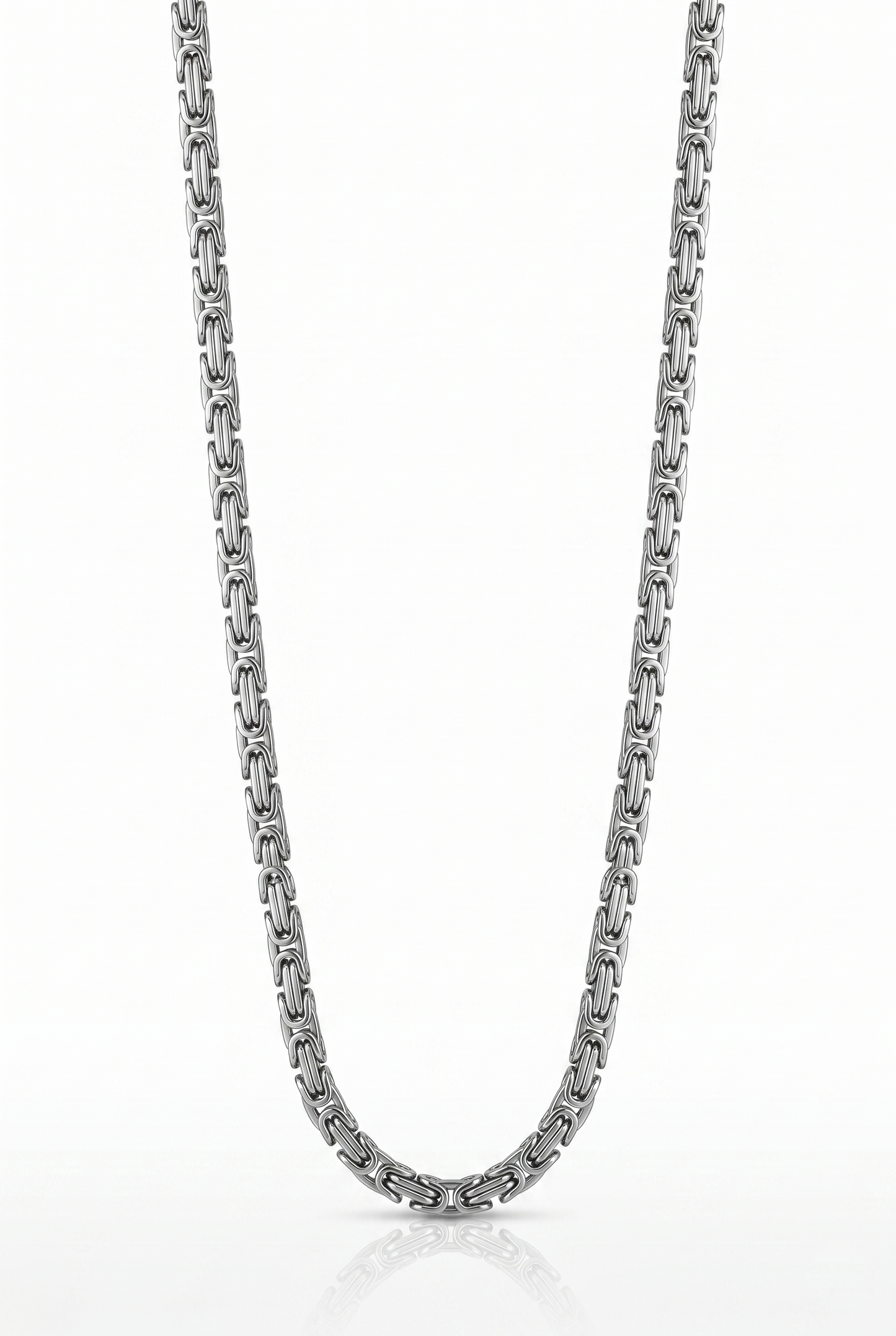 Collier Homme Acier Inoxydable Maille Royale, chaîne homme maille Maille Royale, cadeau pour lui